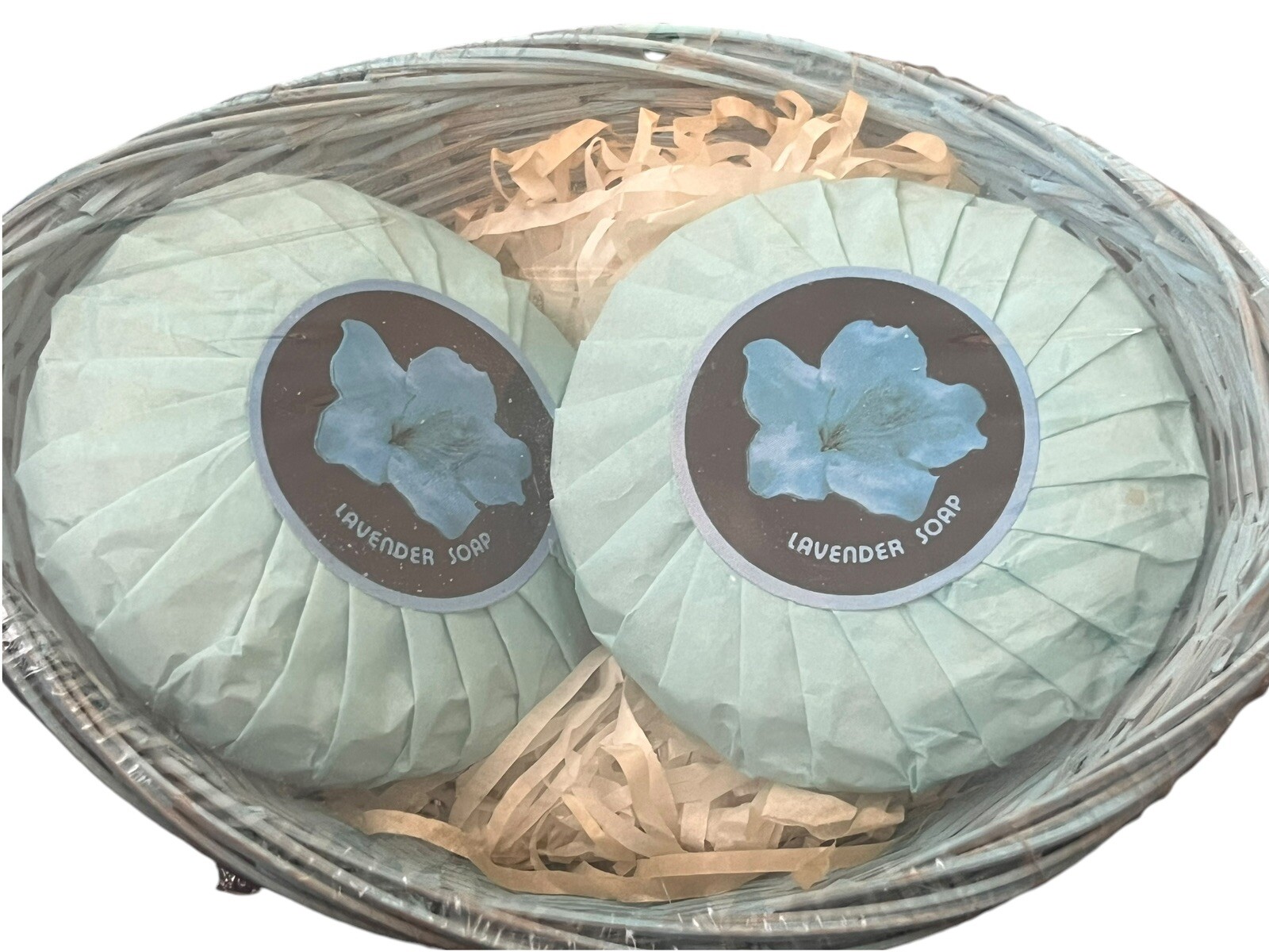 Vintage ROVAR soap- Lot of 2 Soaps Gift Basket Pre Wrapped- Lavender Scent NOS