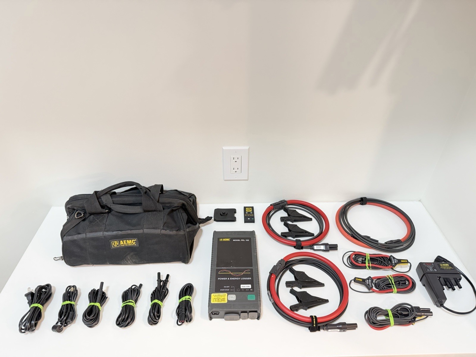 AEMC PEL 102 POWER &ENERGY LOGGER W/ PROBES & EXTRA ACCESSORIES /CALIBRATED 2026