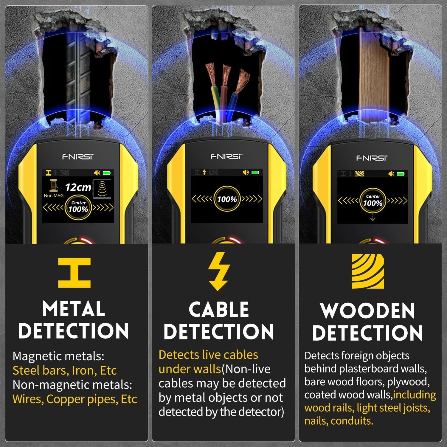 Digital Stud Finder with Depth Detection - Ideal for Home and Professional Use
