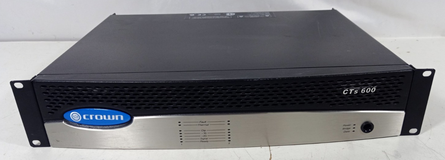 Crown Audio CTS 600 Two-Channel 300W Power Amplifier Professional Rack Mountable