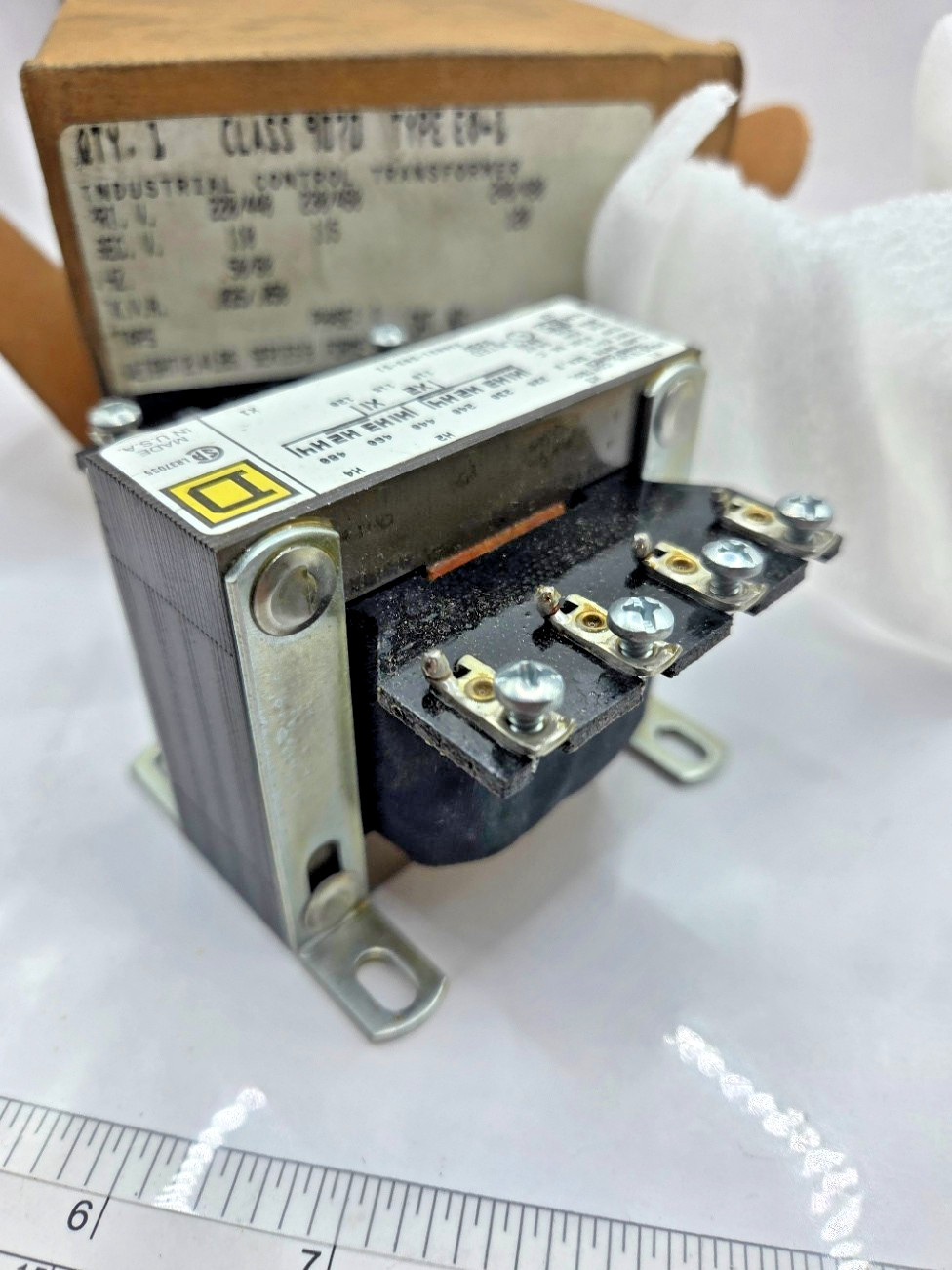 SQUARE D 83161 9070-EO-1 INDUSTRIAL CONTROL TRANSFORMER, 0179J