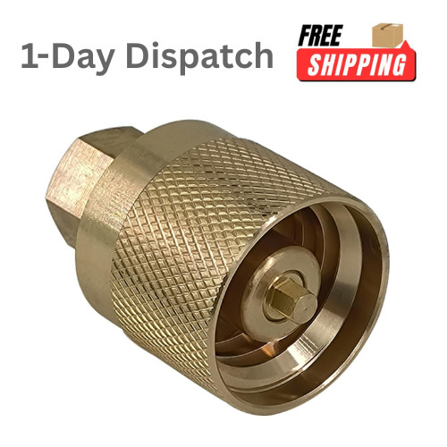 RE7141F Forklift Propane Tank Connector – Female Fitting Adapter