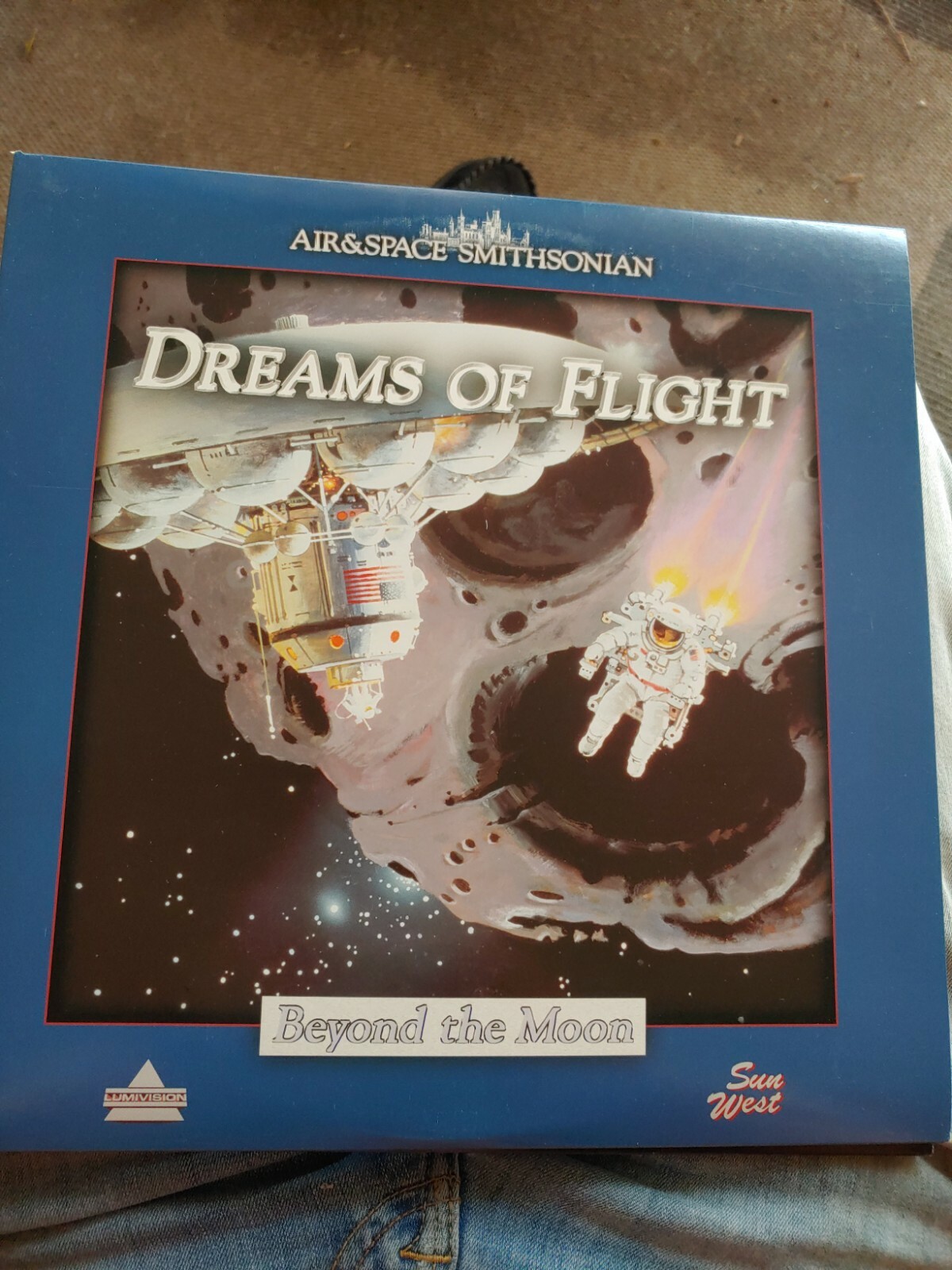 Dreams Of Flight  Beyond The Moon Laserdisc LD Very Good Condition Very Rare