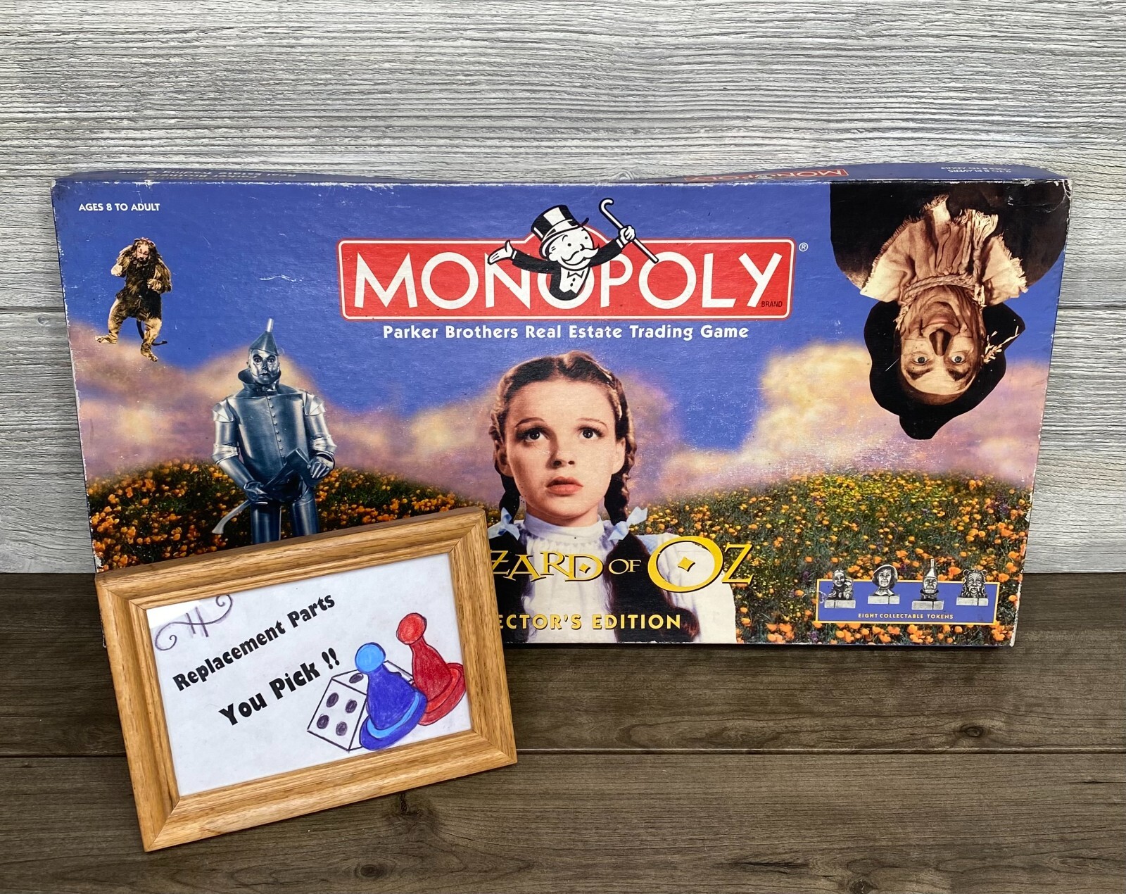 The Wizard Of Oz Monopoly Collectors Edition Board Game 1998 Replacement Parts