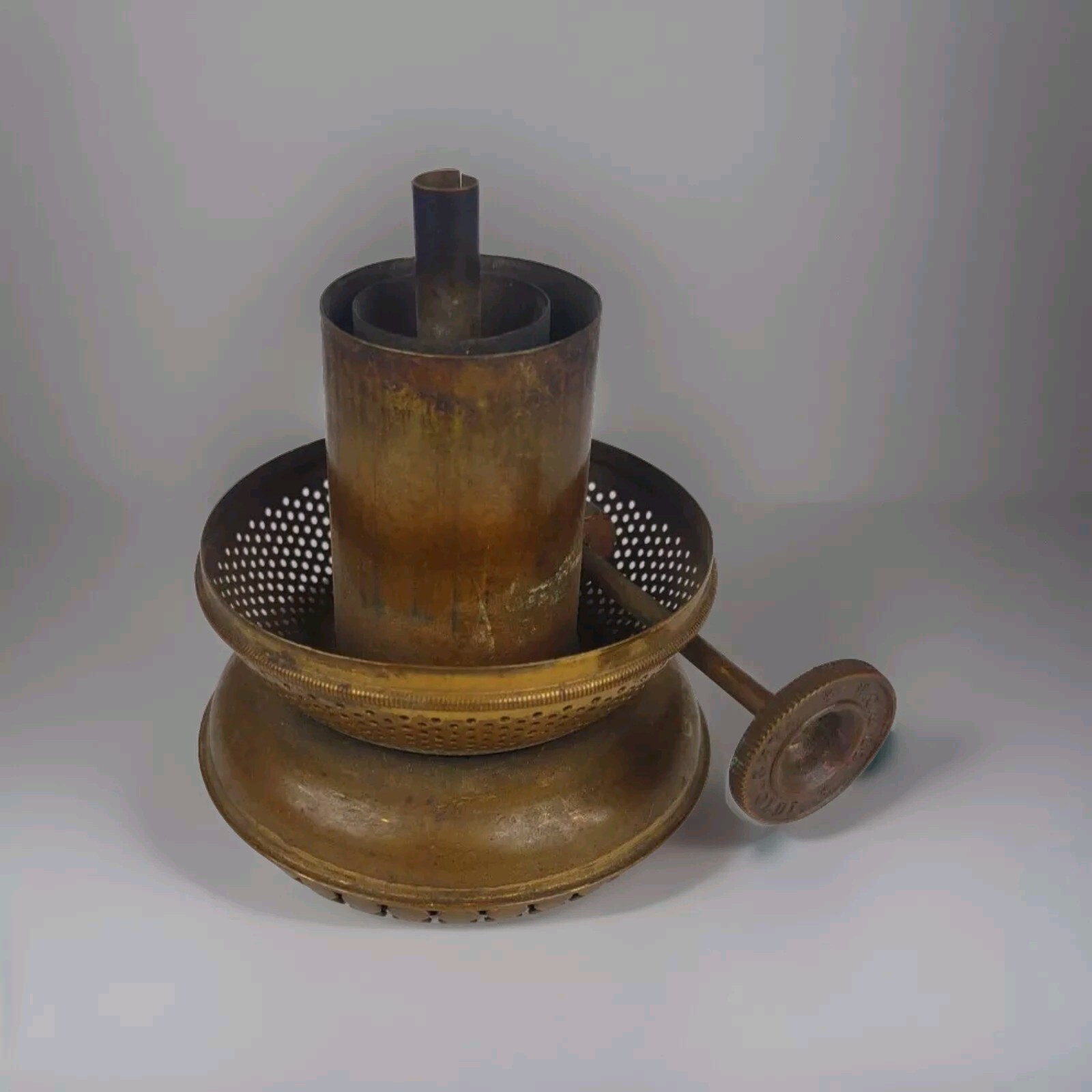 Bartholdi Lamp Burner H.C.&Co. Side Draft Oil Lamp Part
