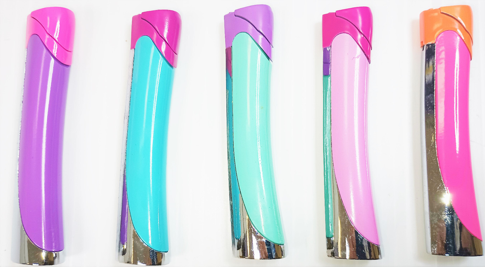 Eclipse Pastel Curve Slim Lighter Regular Flame (2pcs)