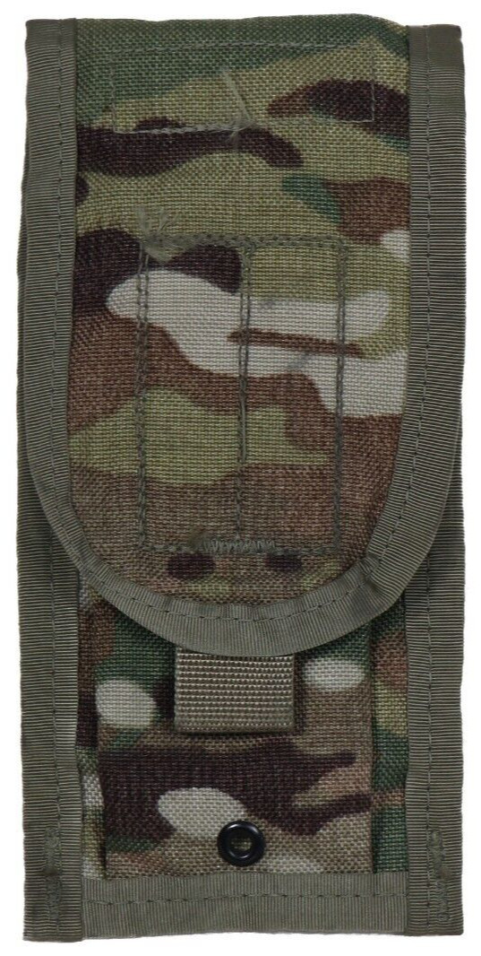 US Army 2 Mag Pouch Square Bottom Molle II Multicam OCP Woodland