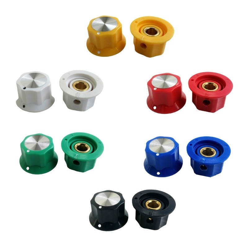 Electric Guitar Effect Control Knob 25x14.5mm Guitar Effect Footswitch