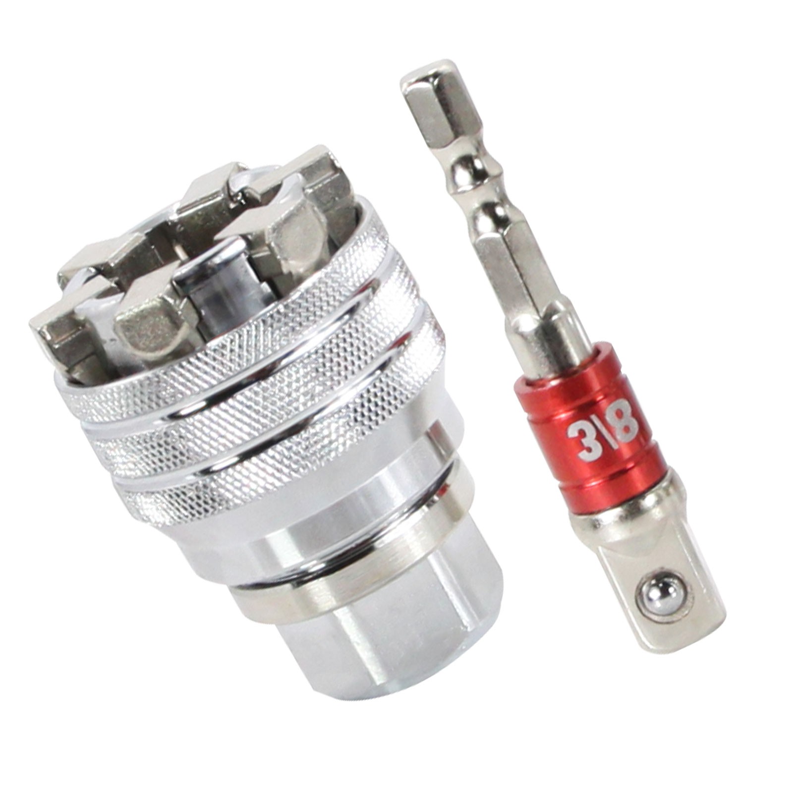 Universal Multi-Function Wrench Socket Adapter Head for 3/8 inch Drive Wrench