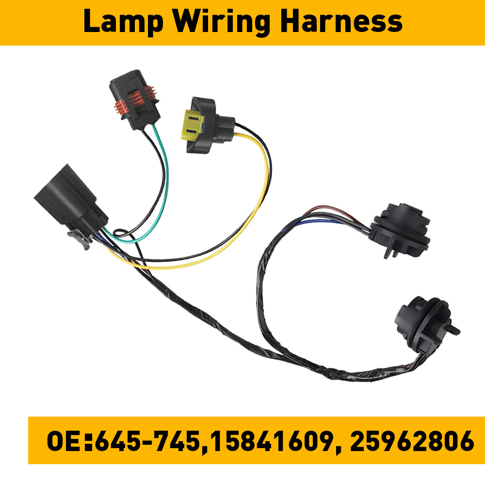 25962806 Headlight Wiring Harness For 2007-2014 Chevrolet Silverado 2500 3500HD