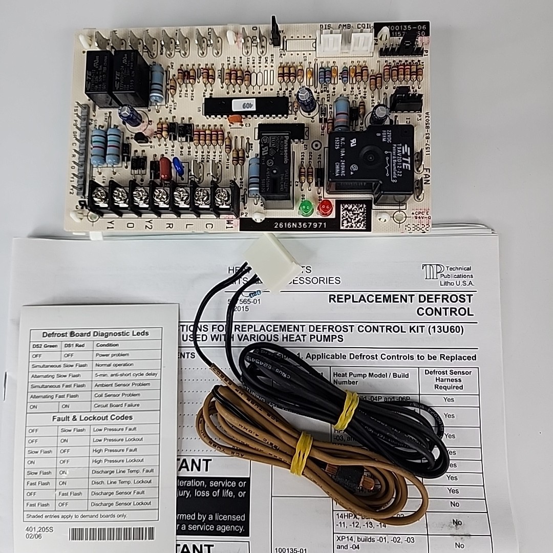 OEM Lennox Armstrong Ducane Defrost Control Board Replaces 614943-01 100135-06