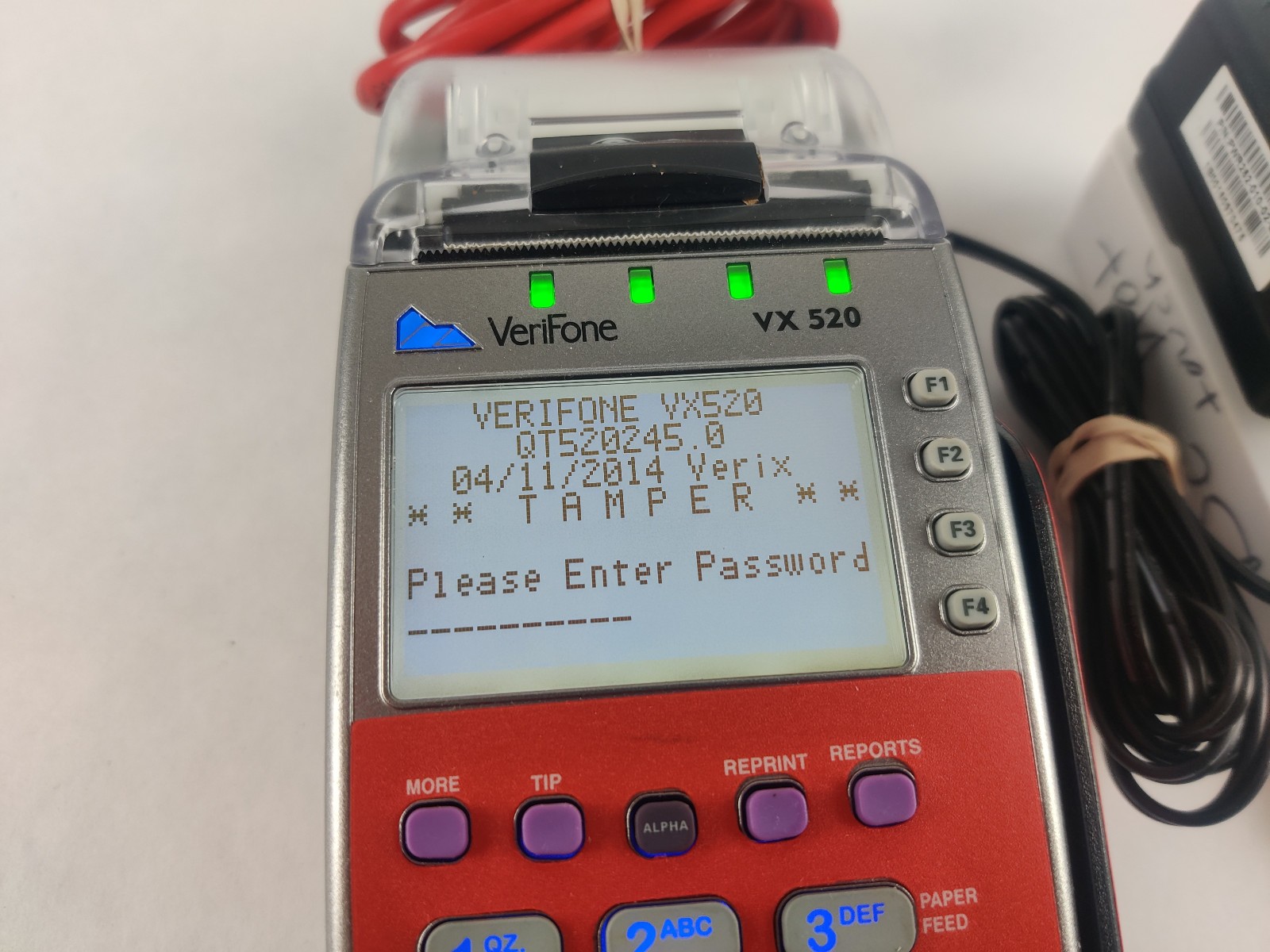 *AS/IS* VeriFone VX520 Credit Card Terminal