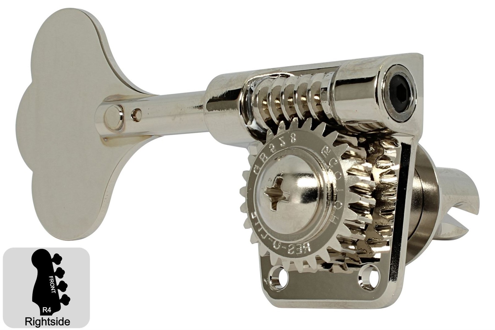 GOTOH GB528 Res-o-lite Bass Tuning Machines  Tuners - 4R - Nickel