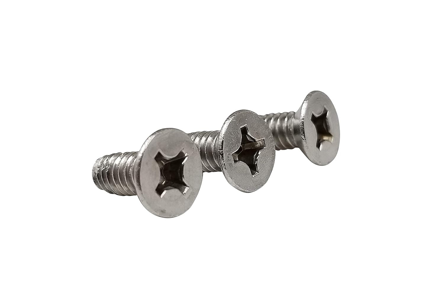 Hinge Outlet Satin Nickel Machine Screws for Door Hinges, #10-24 Thread X 1/2" L