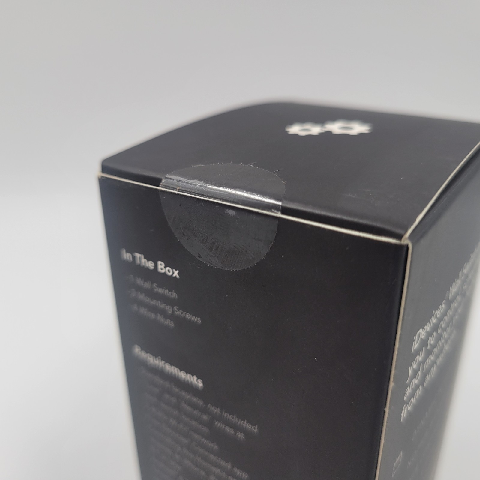 New - iDevices HS-IDEV008HW WiFi Enabled In-Wall Smart Light Switch Single Pole