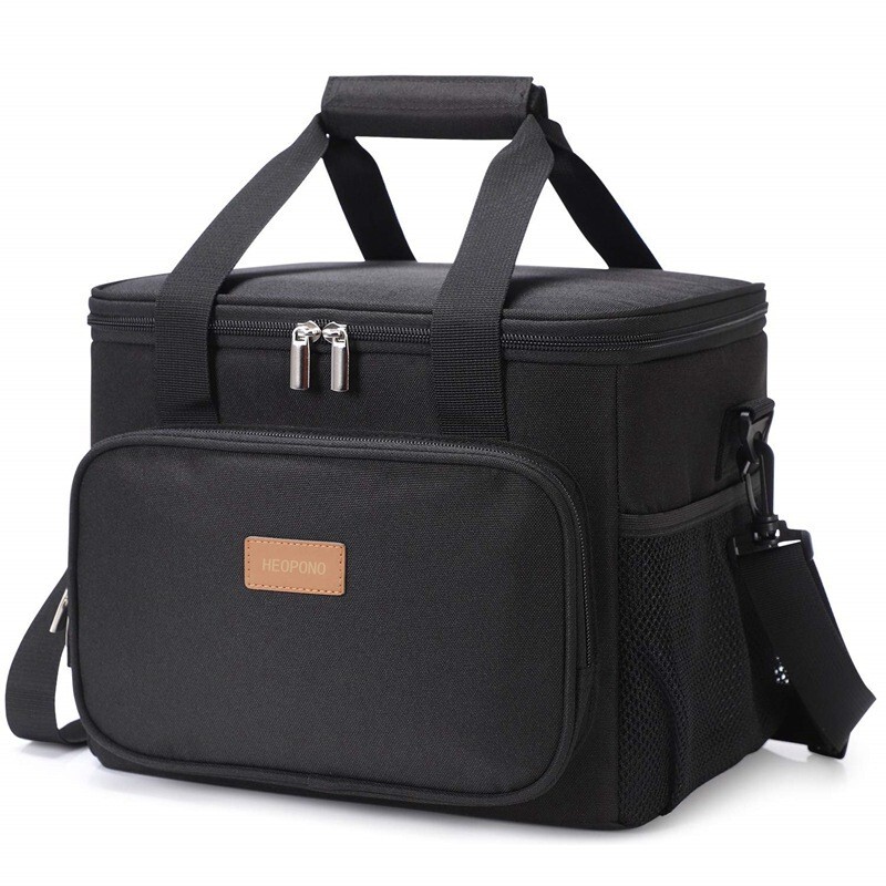Large Lunch Bag Insulated Lunch Box Soft Cooler Cooling Tote for Adult Men Women