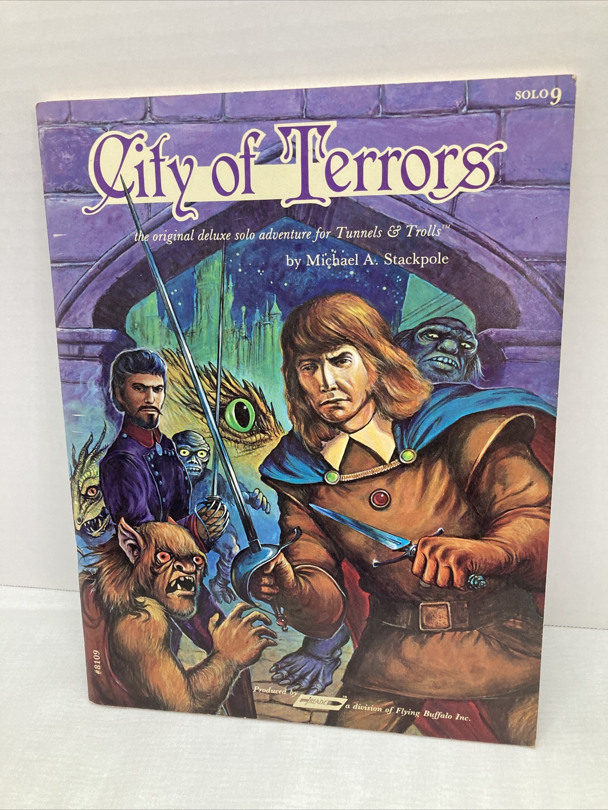 City of Terrors SOLO 9 by Blade a Flying Buffalo Company 2nd Edition 4th Print
