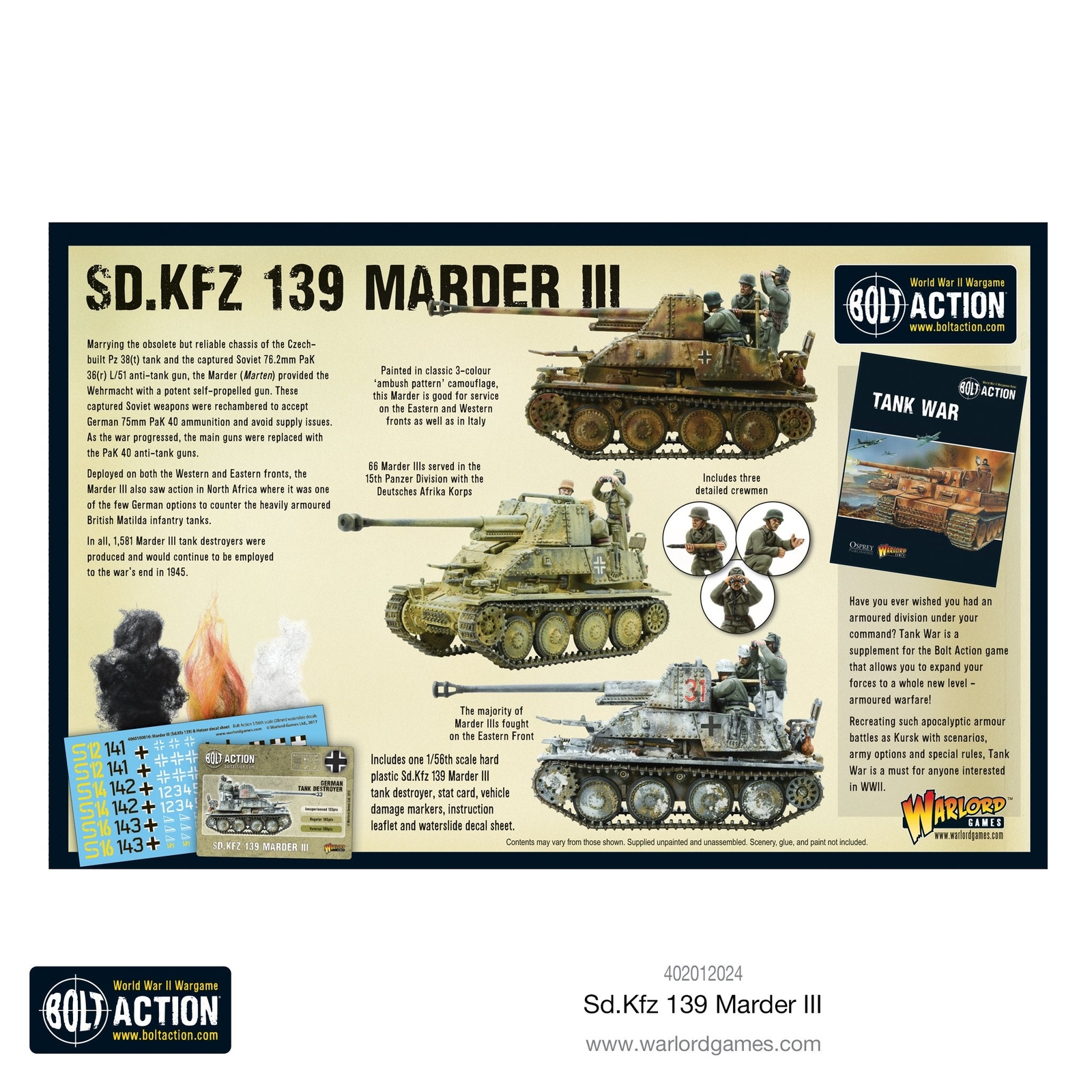 Marder III Bolt Action Warlord