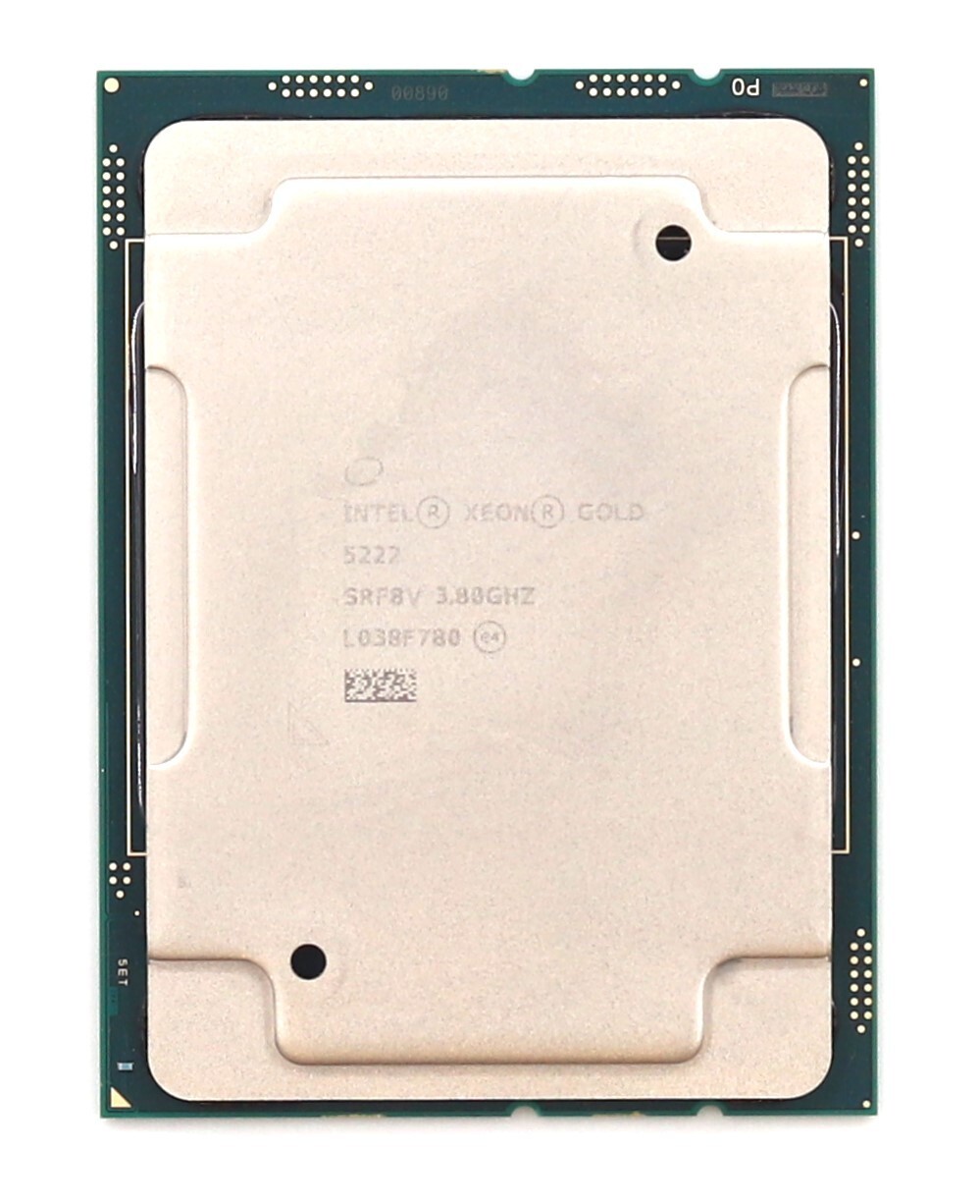 Intel Xeon Gold 5222 3.8GHz Quad-Core 16.5MB LGA3647 Processor P/N: SRF8V Tested