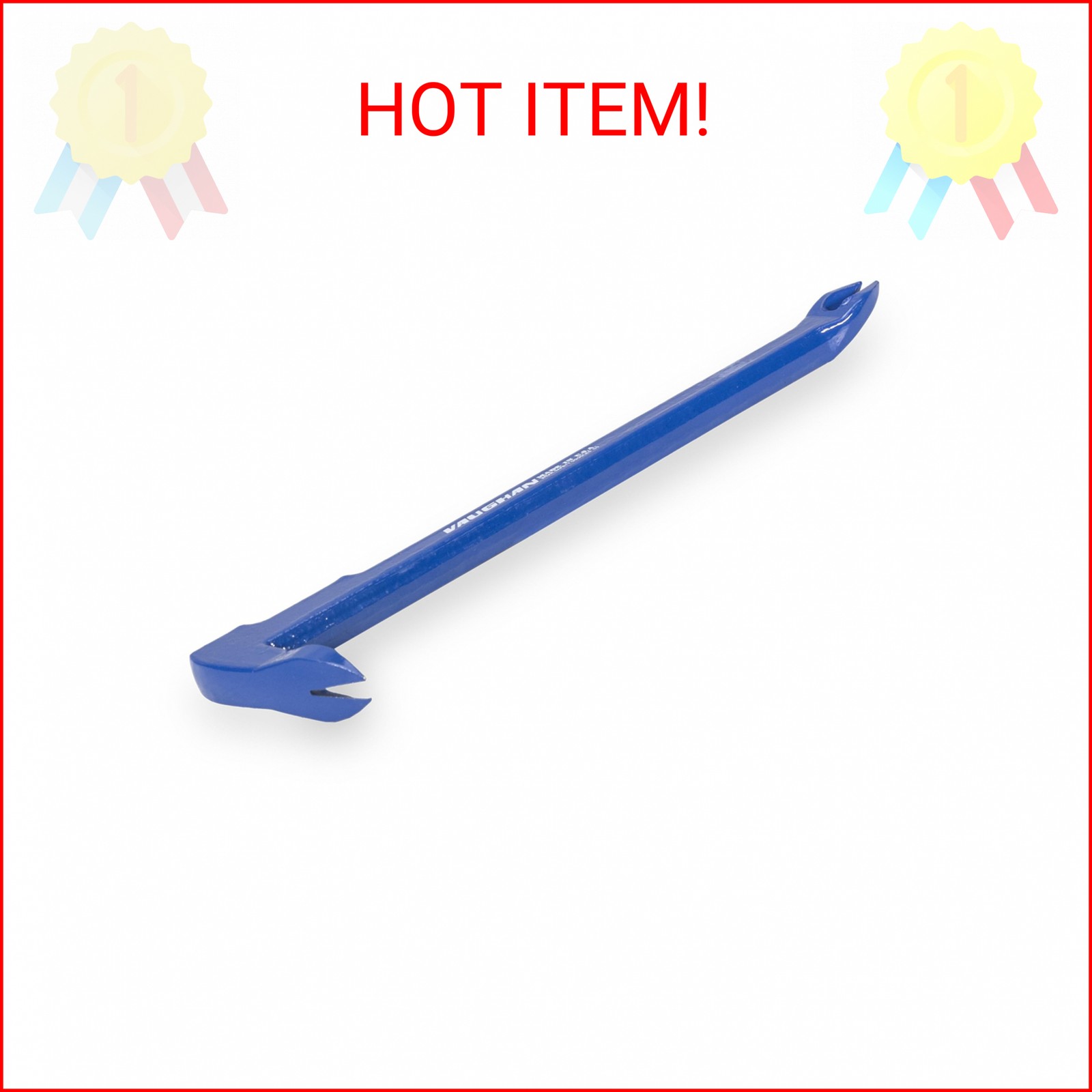 VAUGHAN Bear Claw Nail Puller, 10 Inch, Made In The USA, Tempered Steel, BC10, V