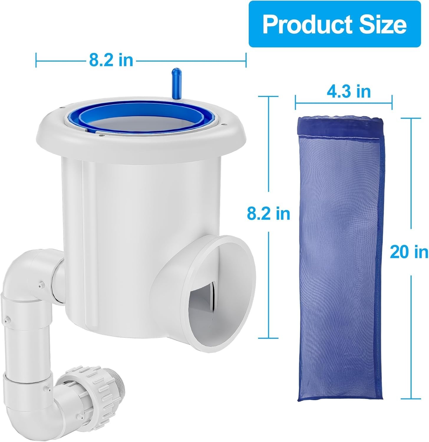 Automatic Pool Skimmer and Cleaner for Inground Pools