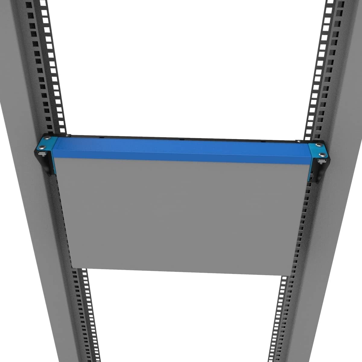 1U Vertical Wall Mount Rack - Foldable Patch Panel Bracket for 19 inches Network