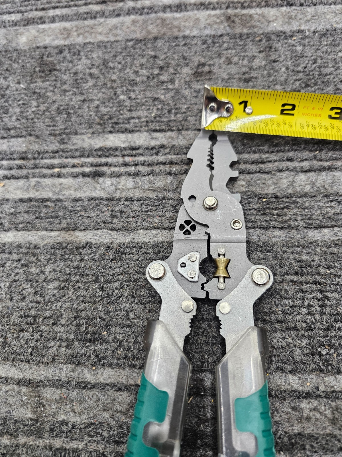 (QTY 2) Multifunctional 18-in-1 Ｗire Stripper Foldable Wire Stripper Plier Tool