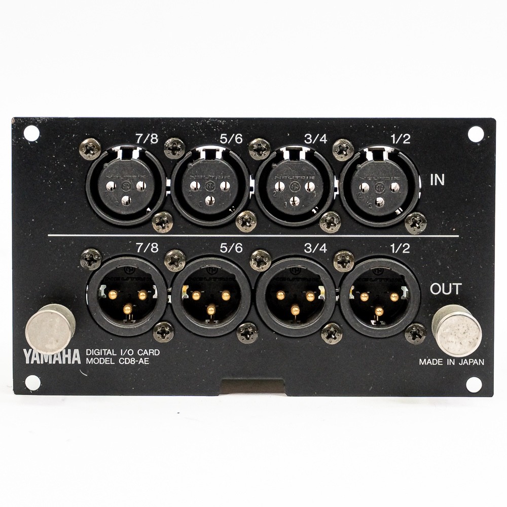 Yamaha CD8-AE AES/EBU Digital I/O Card 8 Channel for 02R 03D Mixer XLR