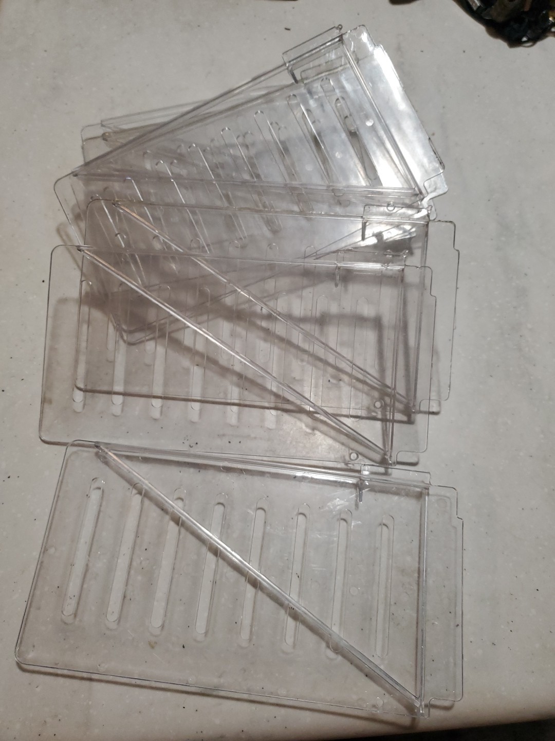 Plastic dividers for crane 432 cold food vending machine