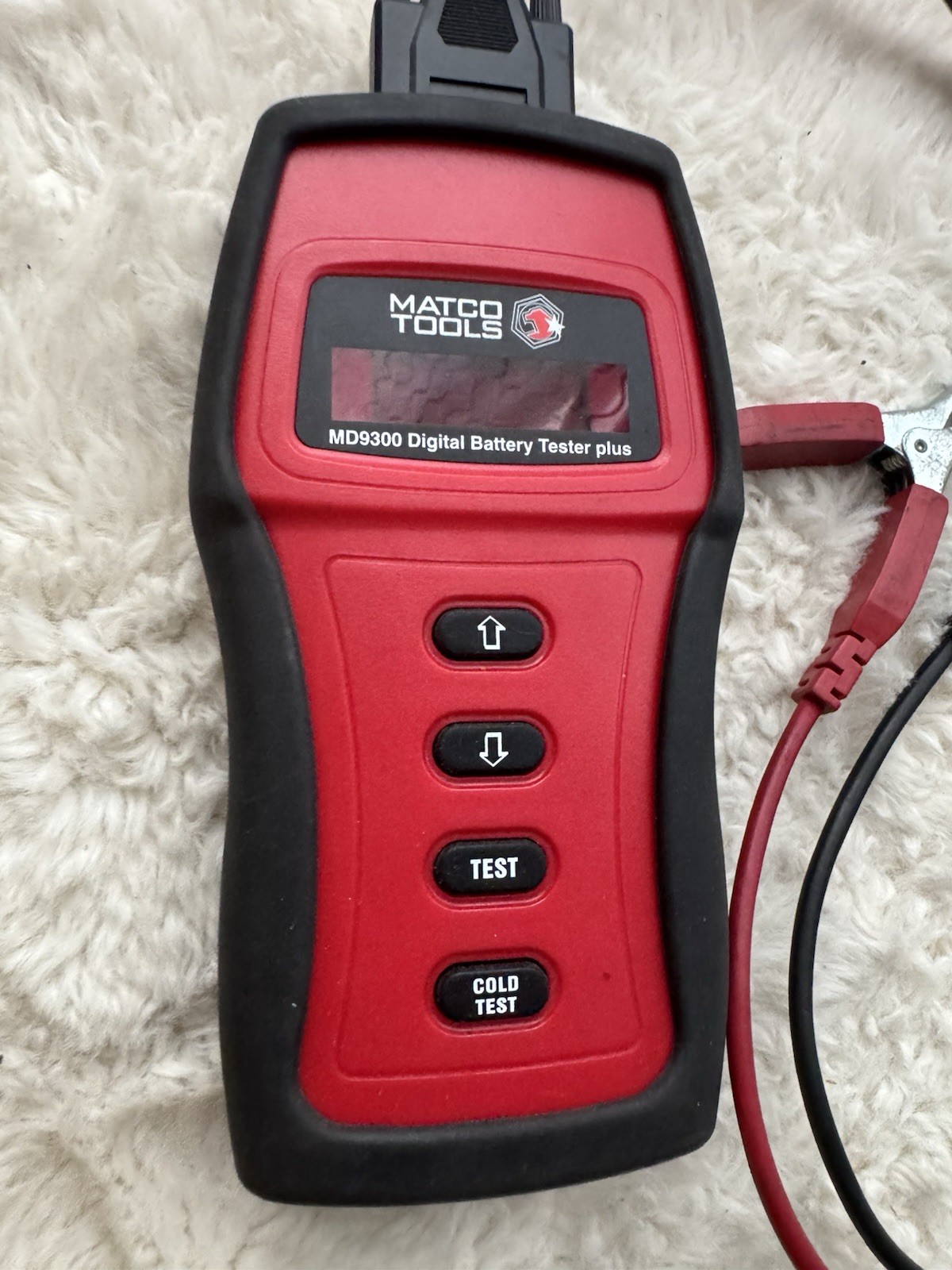 Matco Tools MD9300 Digital Battery Tester Plus With Screen Seal