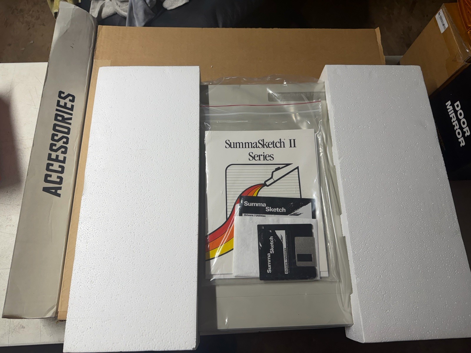 Vintage SummaSketch II Professional 18x12 Graphic Tablet New Missing Power Cord