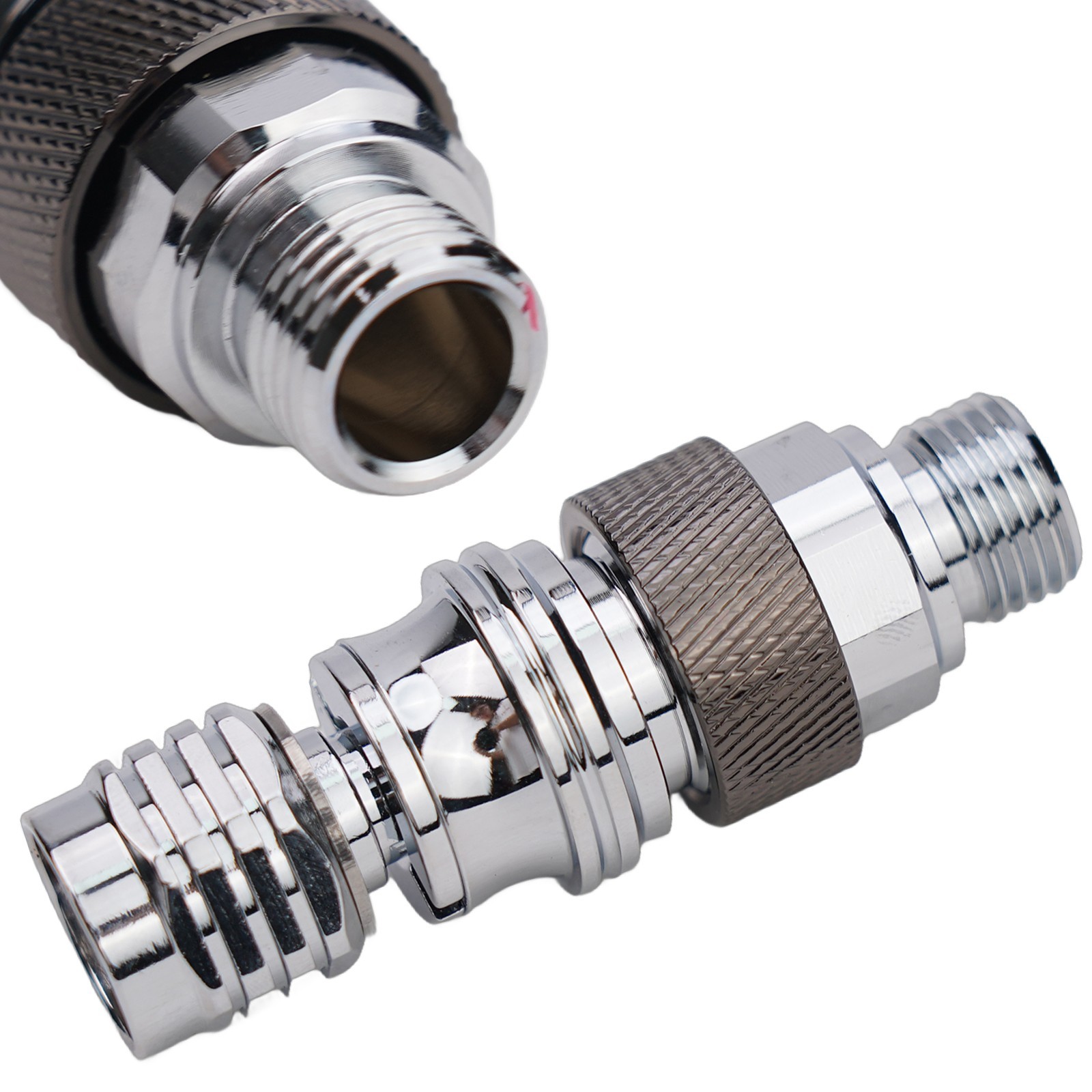 Chrome Plated Copper Diving Full Face Second Stage Adjuster Quick Connect