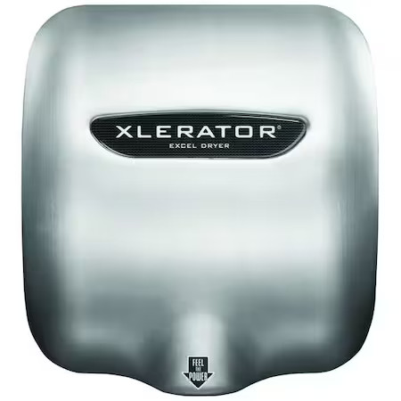 Excel Dryer Xl-Sbv-208-277V Automatic Hand Dryer, 8 Sec Dry, 68 To 77, 208 To