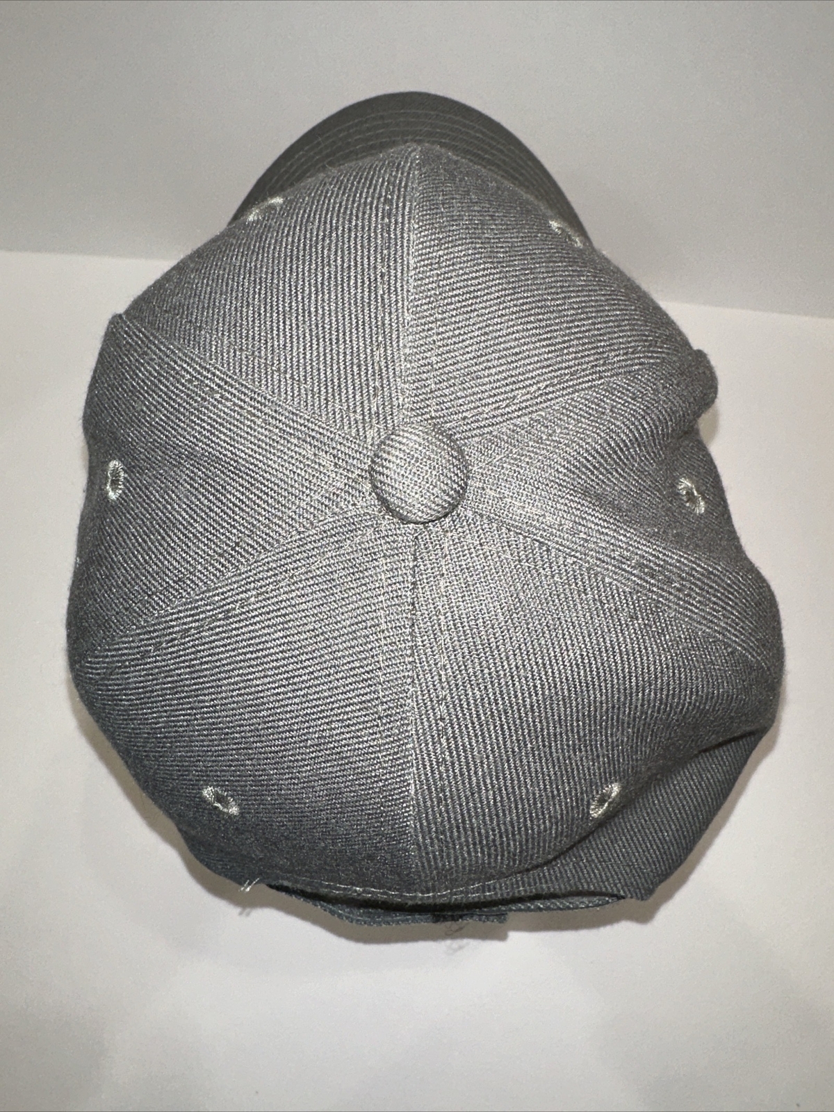 Dark Gray Solid Blank Hat Cap Hook Loop Acrylic New but pre-owned.