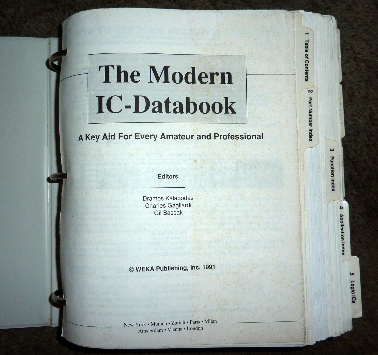 The Modern IC Databook in Large Binder WEKA 1991