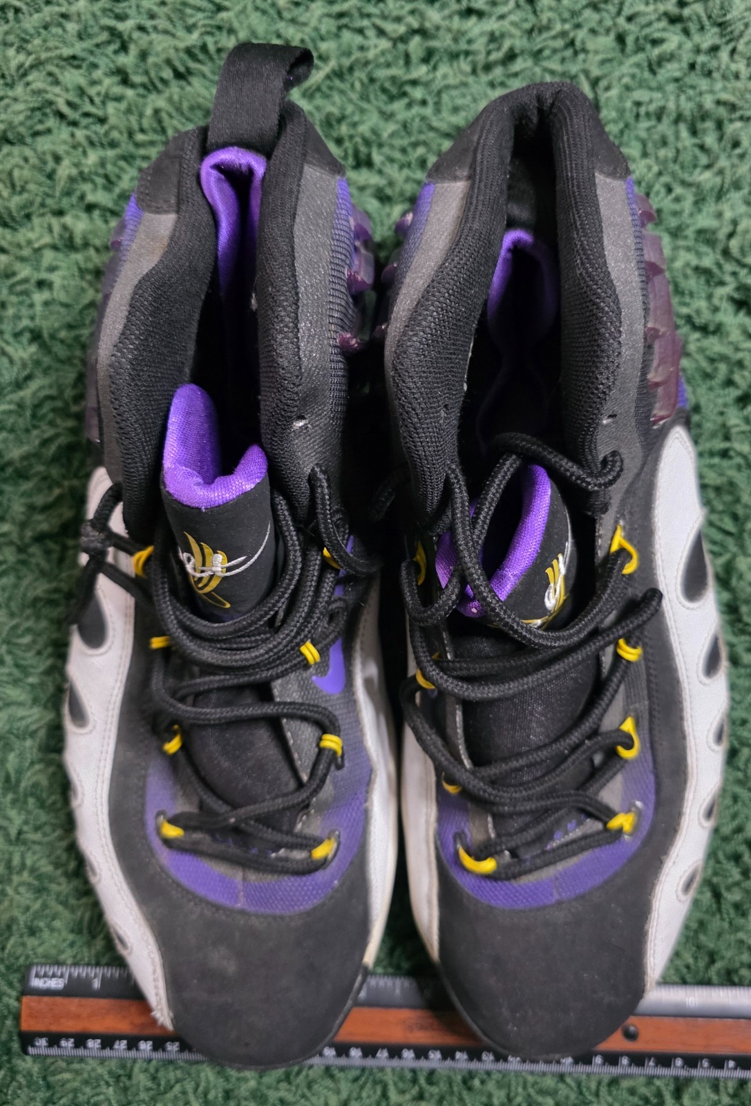 Nike GP20 Sonic Flight Black & Purple Venom 11.5 Sneakers #641333-001