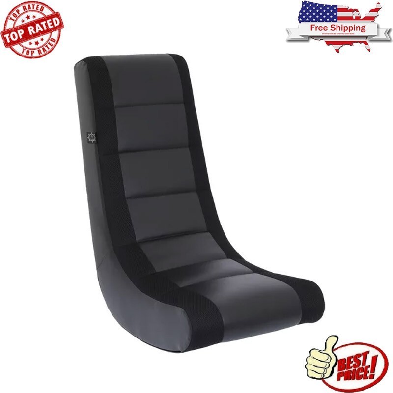 Gaming Chair Classic Video Rocker Faux Leather Mesh Anti-tipping Living Room Hot