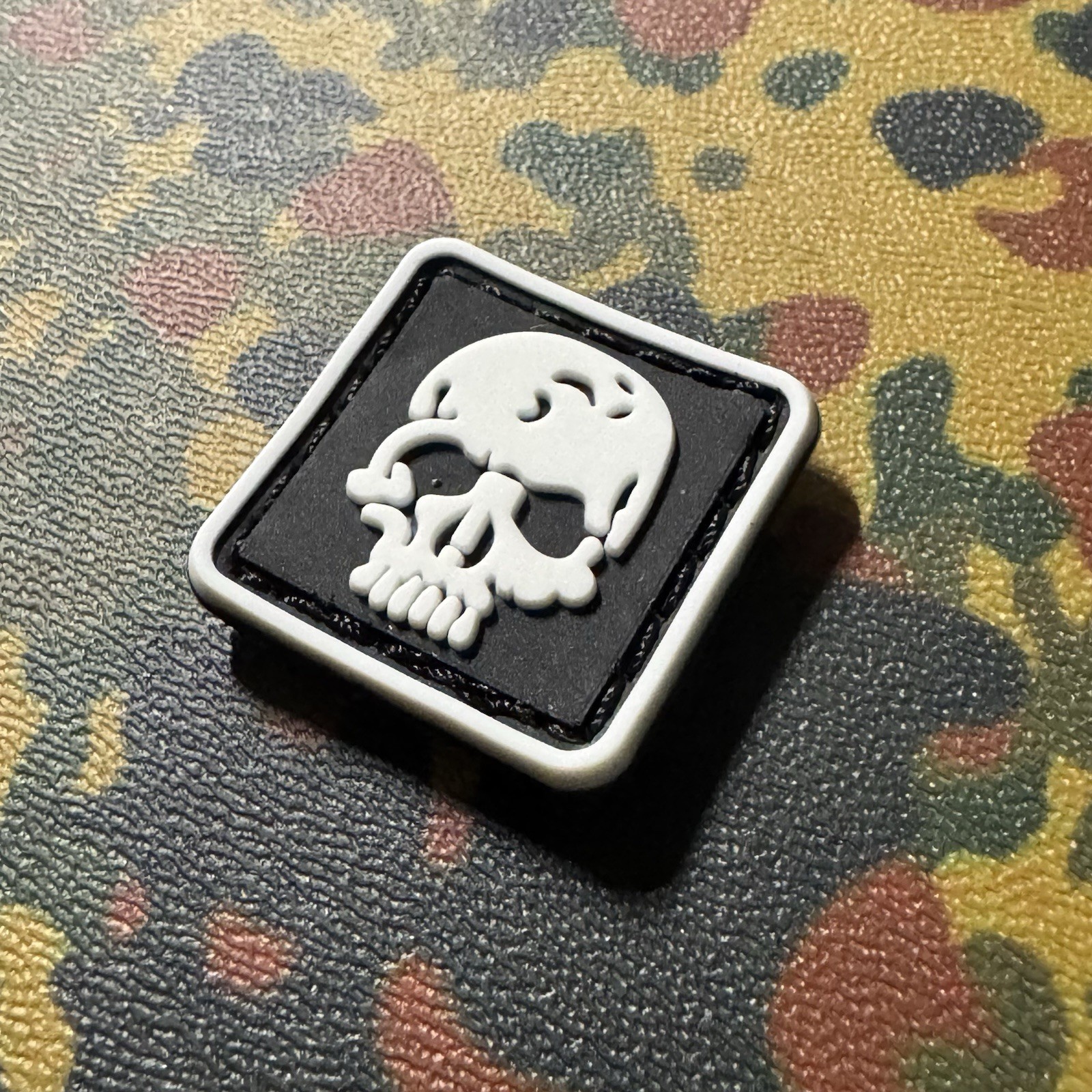 💀 SKULL PVC Morale Patch Hook Back RANGER EYE EDC KIT Small Mini ONE INCH