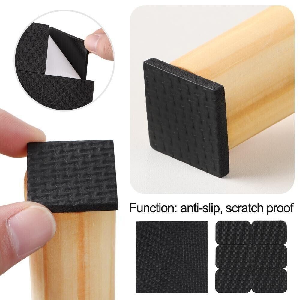 30 Pcs Floor Protector Pads Square Home Kitchen Durable Multipurpose