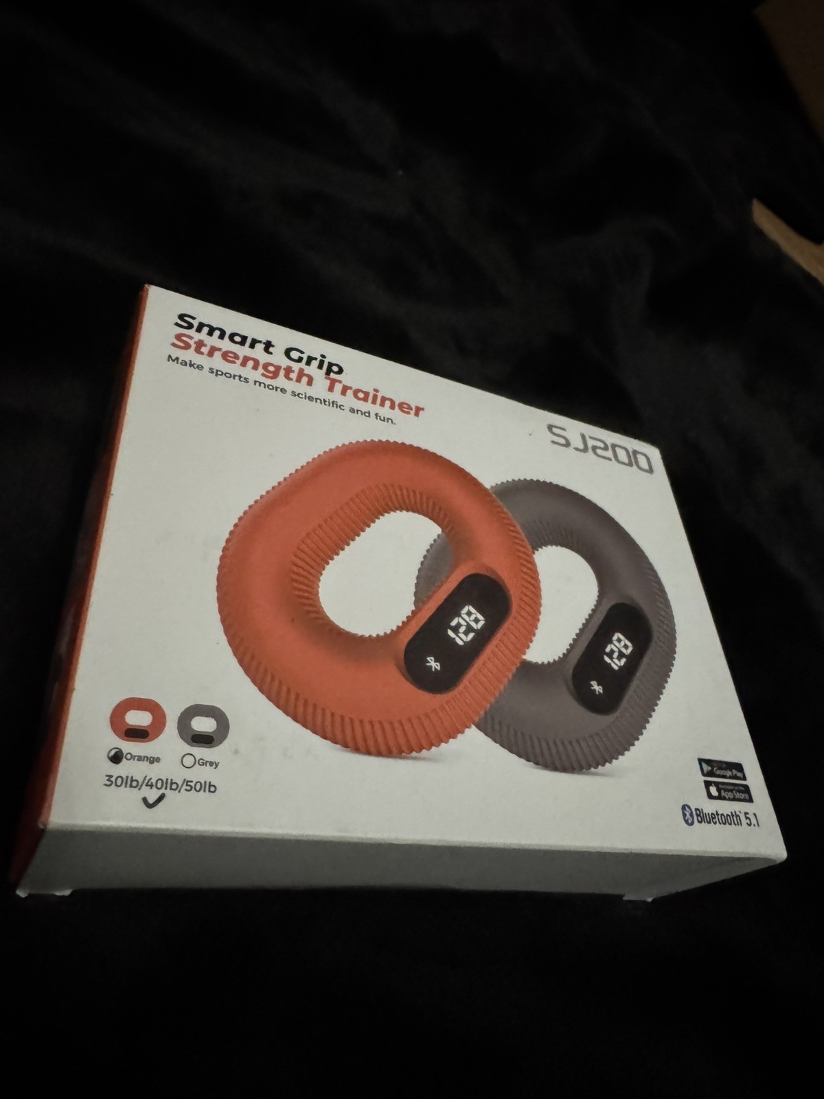 Smart Bluetooth Hand Rehab Exerciser, Silicone Grip Strength Trainer w/ App Trac