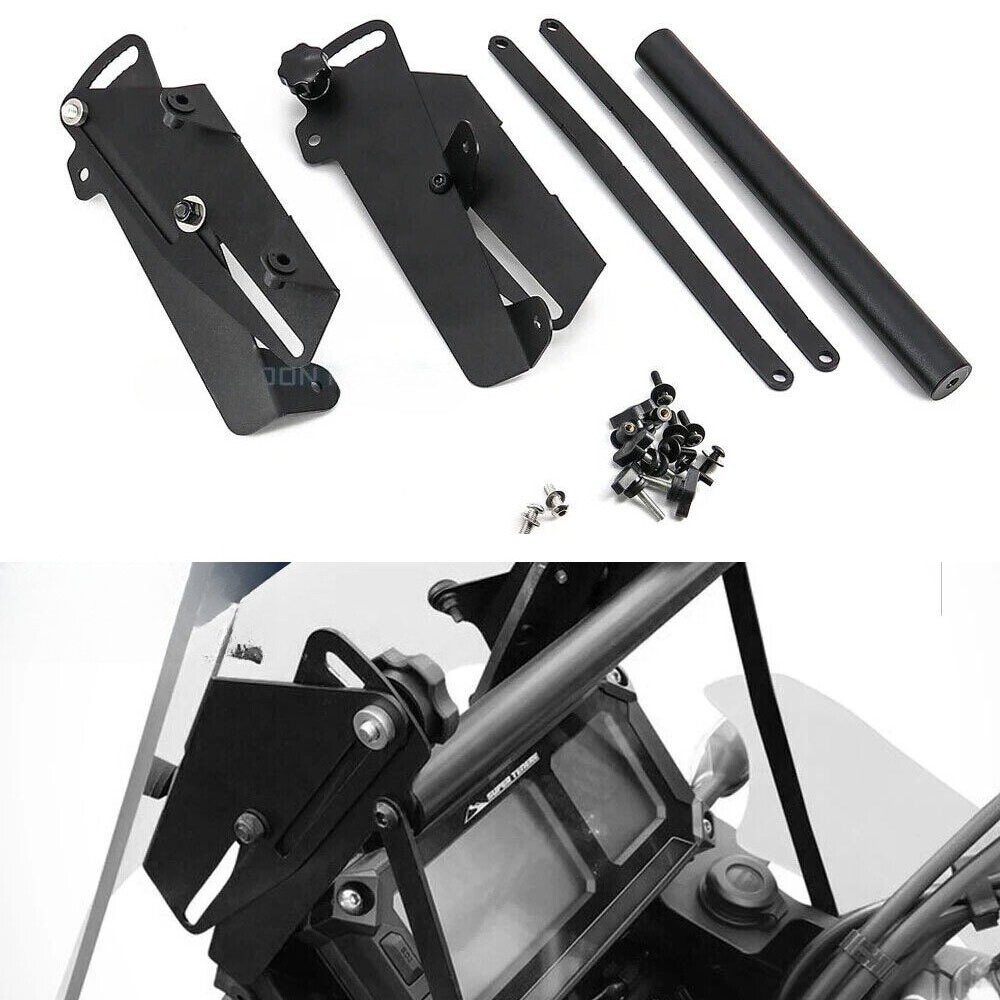 Windshield Mount Bracket Fit For Yamaha Super Tenere XT1200Z 2014 - UP Black
