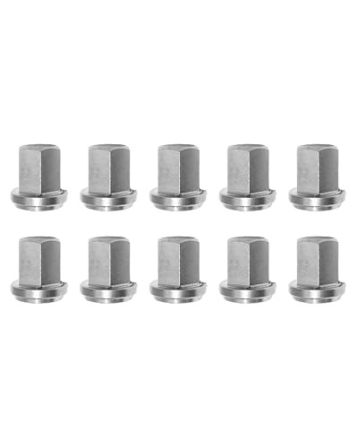 6015-010 Group 31 Battery Nut 10PCS - Closed Top 3/8"-16 Thread, 3/8" Stud,