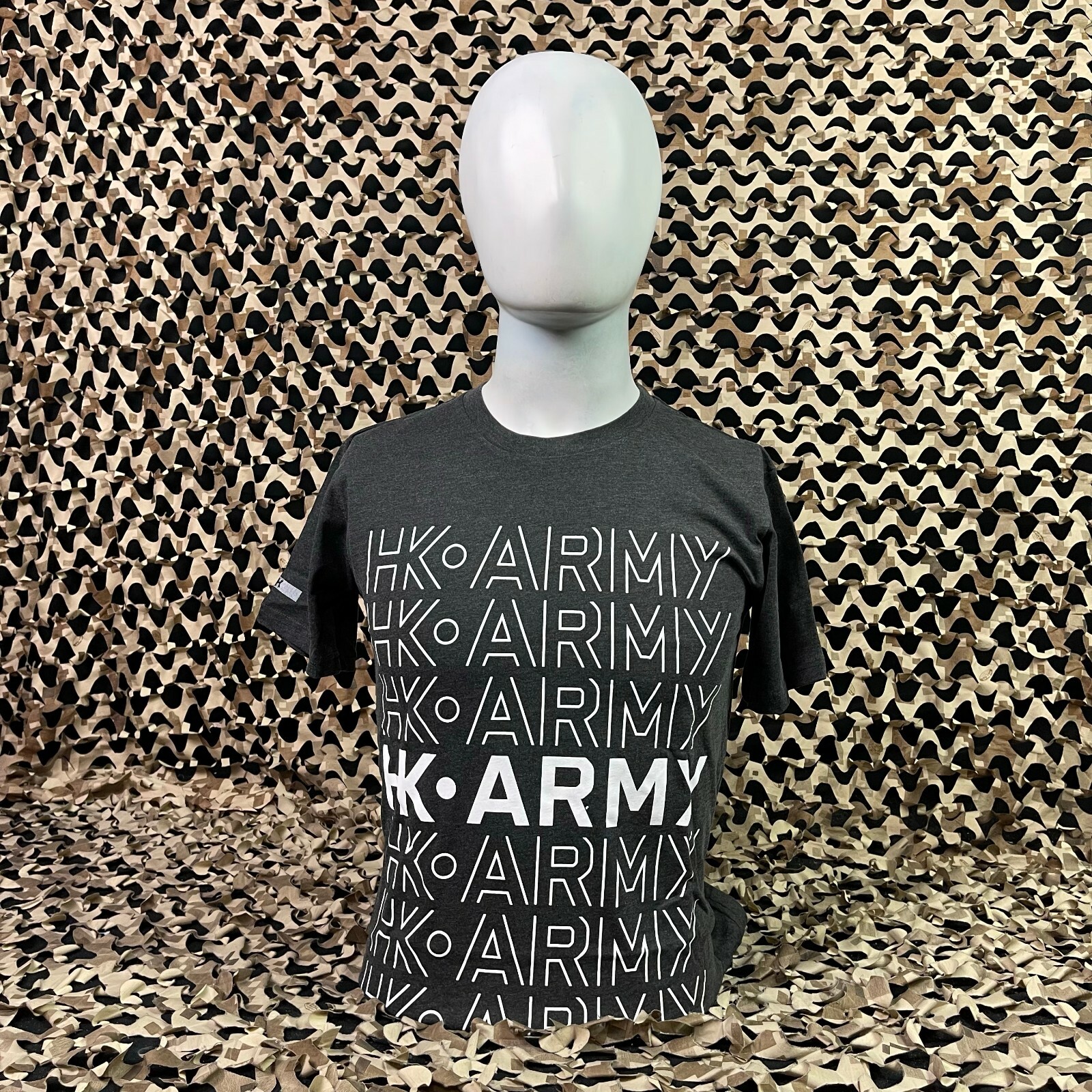 NEW HK Army Parallel Paintball T-Shirt - Heather Charcoal - Medium