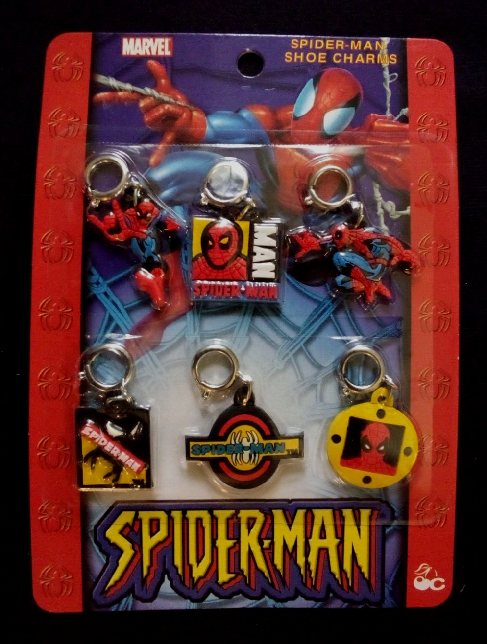 Spider-man Shoe Charms NEW in Package 2006