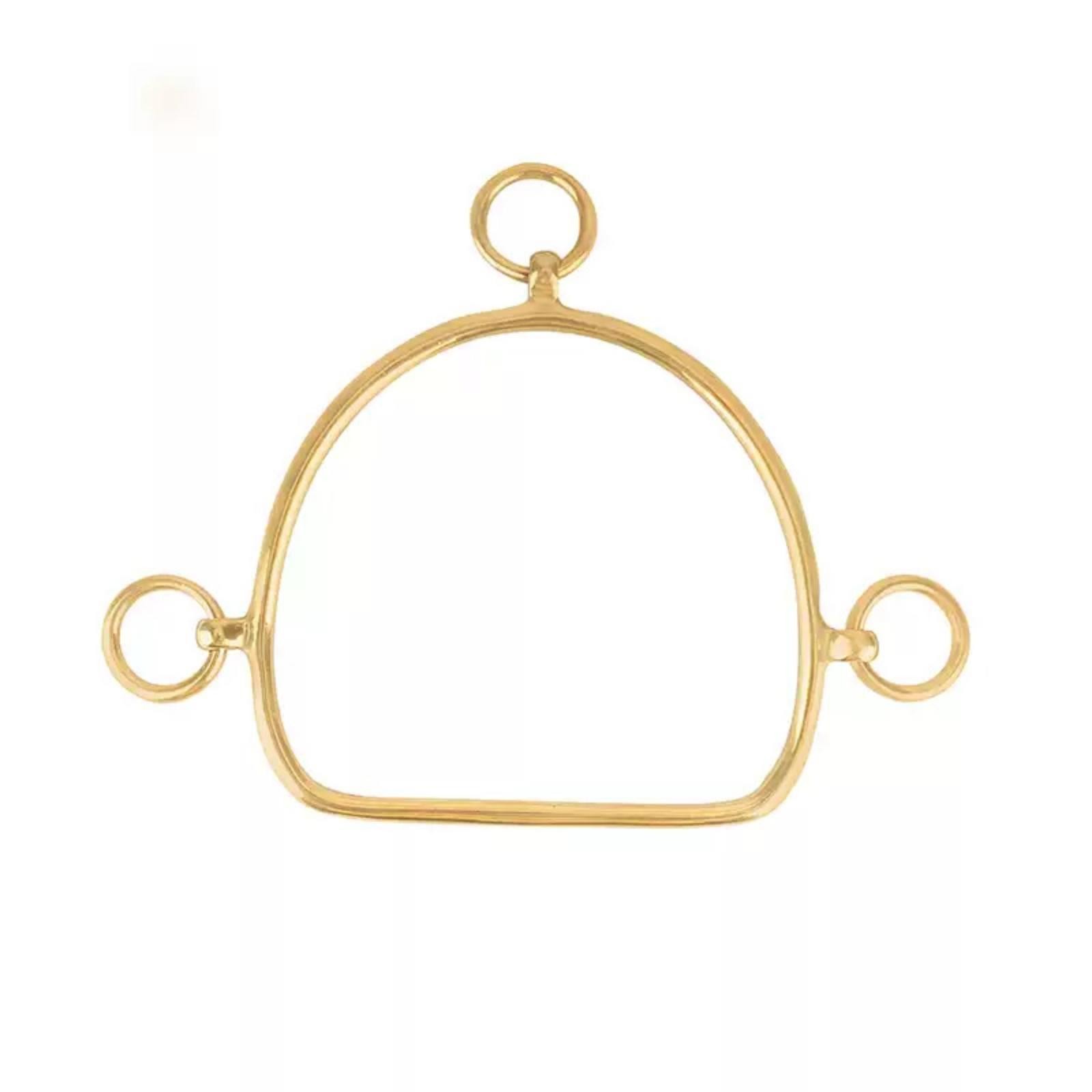 Equine Tack  Three-Loop Arrangement Riding  Curved Oral Bar
