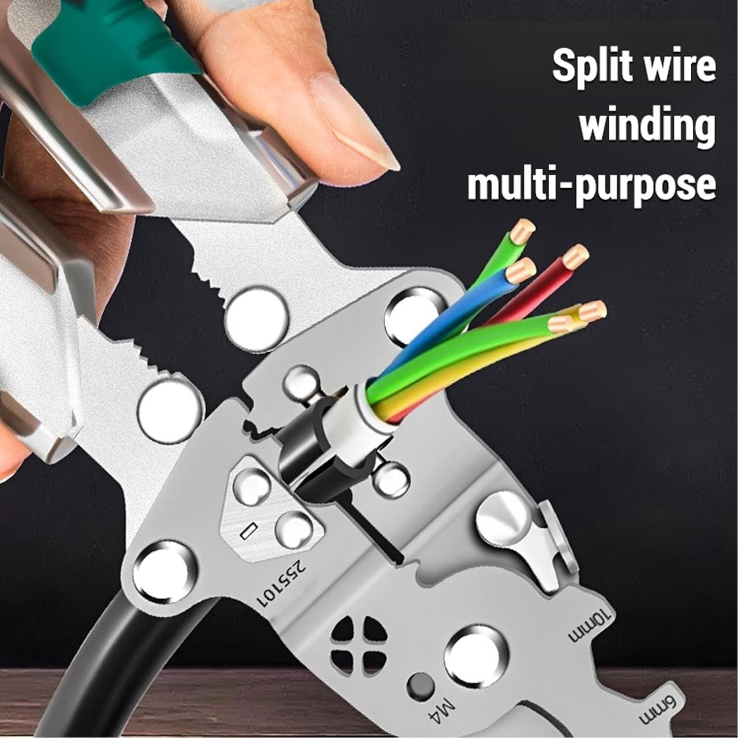DIY Portable Multi-Functional Fold Wire Stripper Scissor w/ Electrical Test US