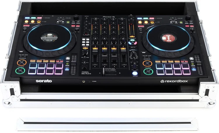 Pioneer DJ DDJ-FLX10 4-deck DJ Controller with Flight Case