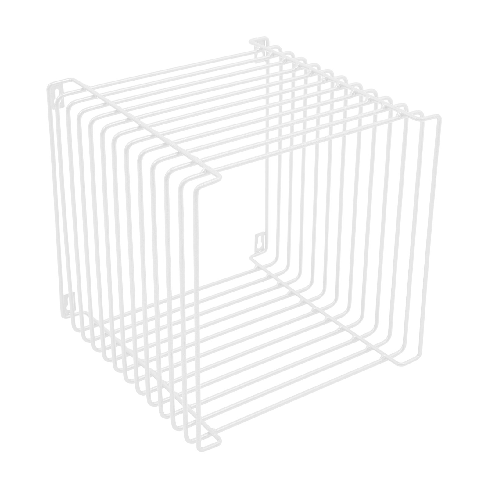 Linear Side Table Square Geometry Retro End Desk Multi-Purpose Tables Furniture