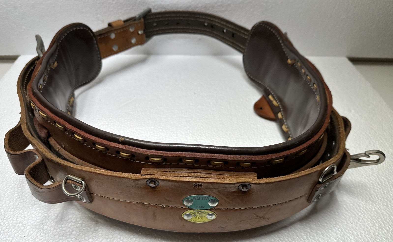 Bashlin Industries #88 Size D32 Lineman Climbing Belt - Excellent Condition