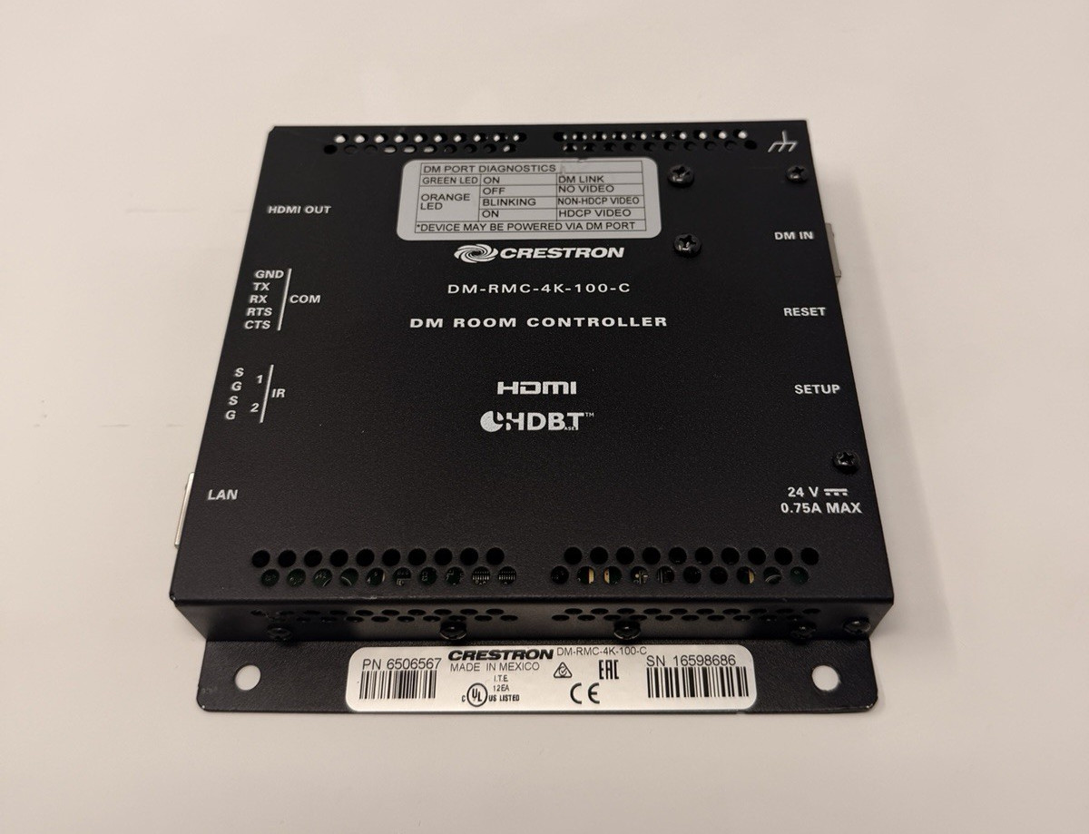Crestron DM-RMC-4K-100-C DigitalMedia Receiver Interface Controller - No Adapter